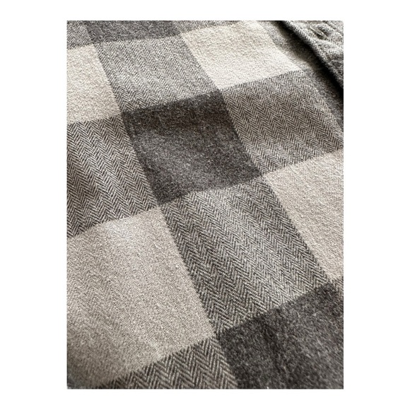 Eddie Bauer Flannel Buffalo Check Button Down Long Sleeve Shirt - Size XLT - Picture 6 of 13